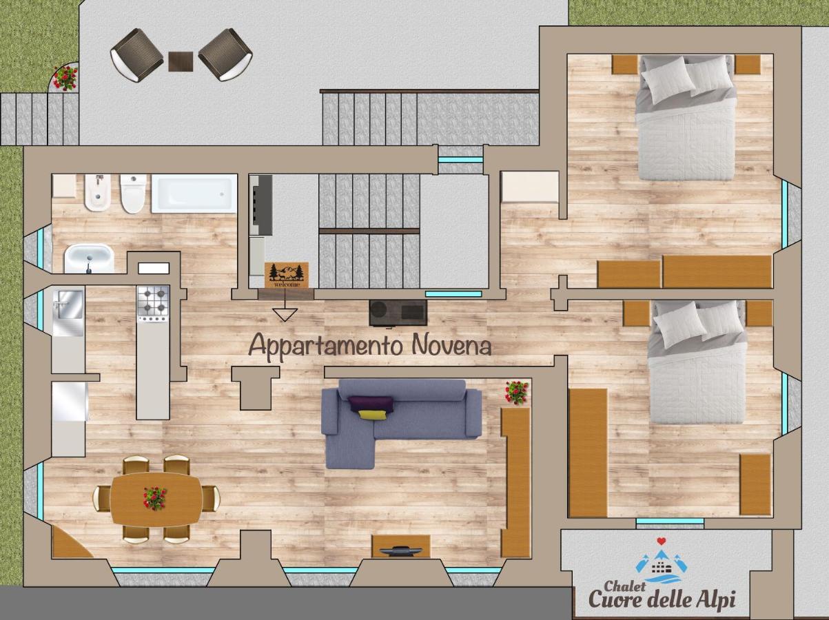 Chalet Cuore Delle Alpi Airolo Luaran gambar